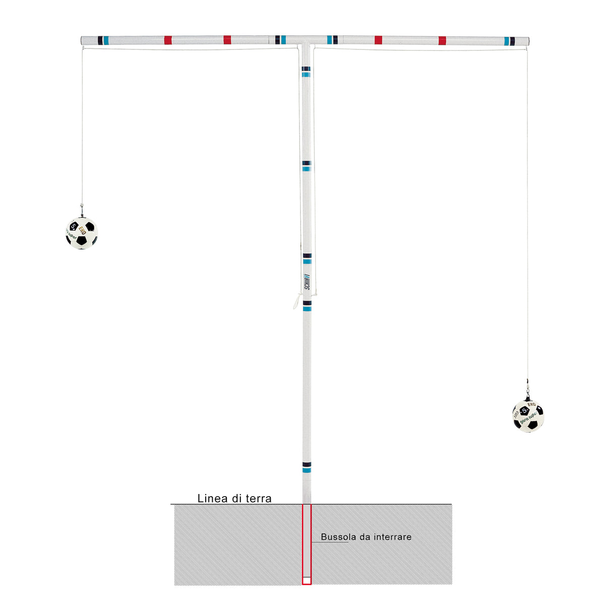 Schiavi Forca elevazione 2 braccia - art. 1075