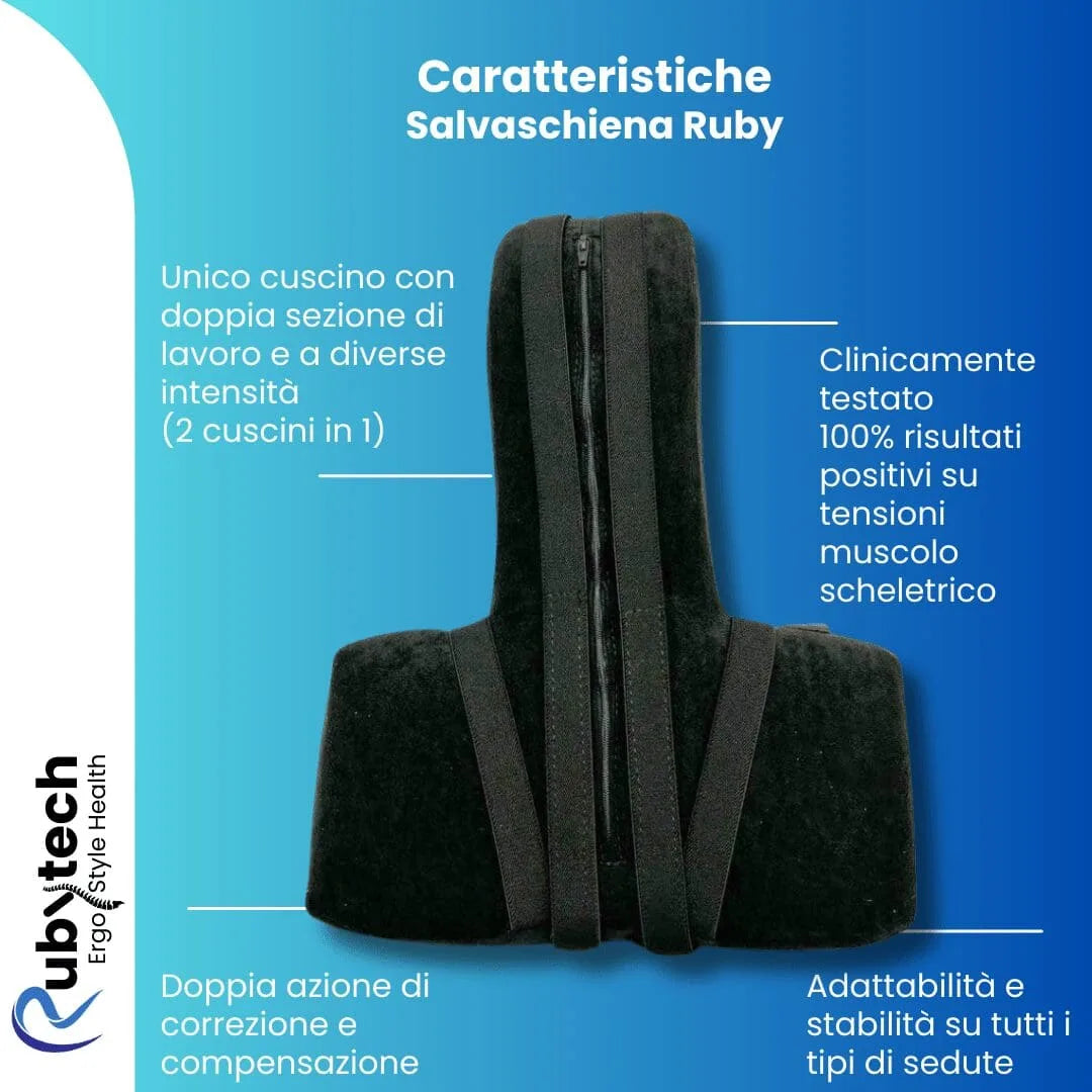 Rubytech Esclusivo Cuscino sedia ufficio – RUBY® cuscino auto