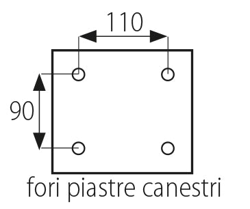 Schiavi Canestro Sganciabile a norme FIBA - art. 2501SF