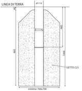 Schiavi Impianto Beach Volley - Tennis- Foot Volley - Monotubo zincato - art. 2708