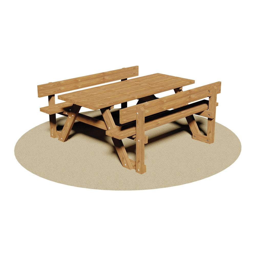 Giochipark Week-End Table with Backrest