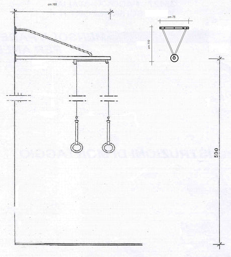 Schiavi mensola a parete per anelli – Art. 5730