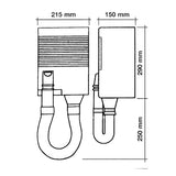 Schiavi asciugacapelli elettrico turbo 700 Watt - ART. 6561