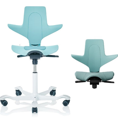 Hag Capisco Puls 8010 Aqua Green + Padded Cushion
