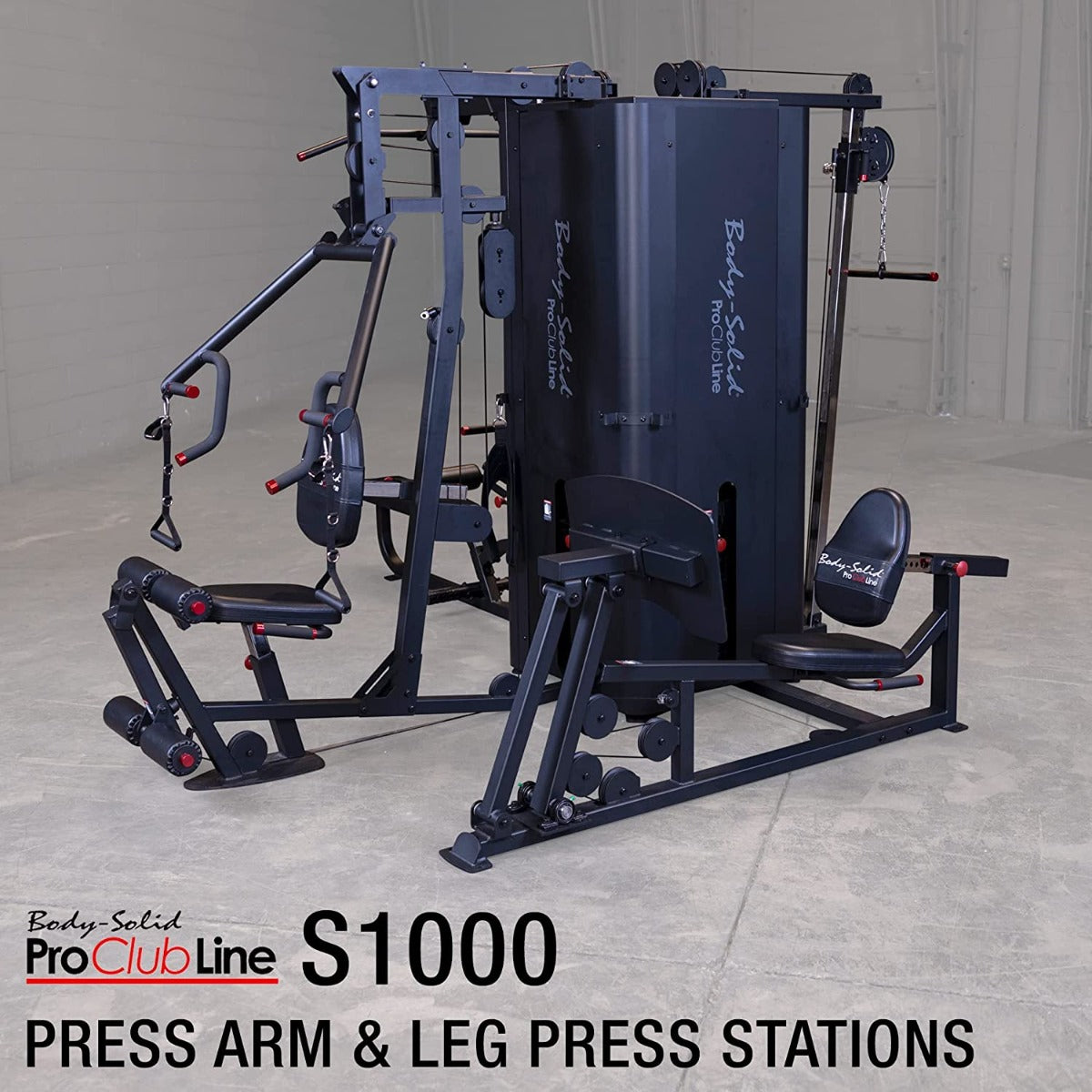 Body Solid Pro Clubline Four-Stack Gym S1000