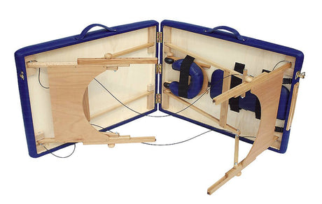 Vivisport Lettino per massaggi chiudibile a valigia struttura in legno - art. 9180