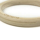 Diamond Coppia Anelli Ginnastica in Legno con Strap 3,8 mm - AGLD