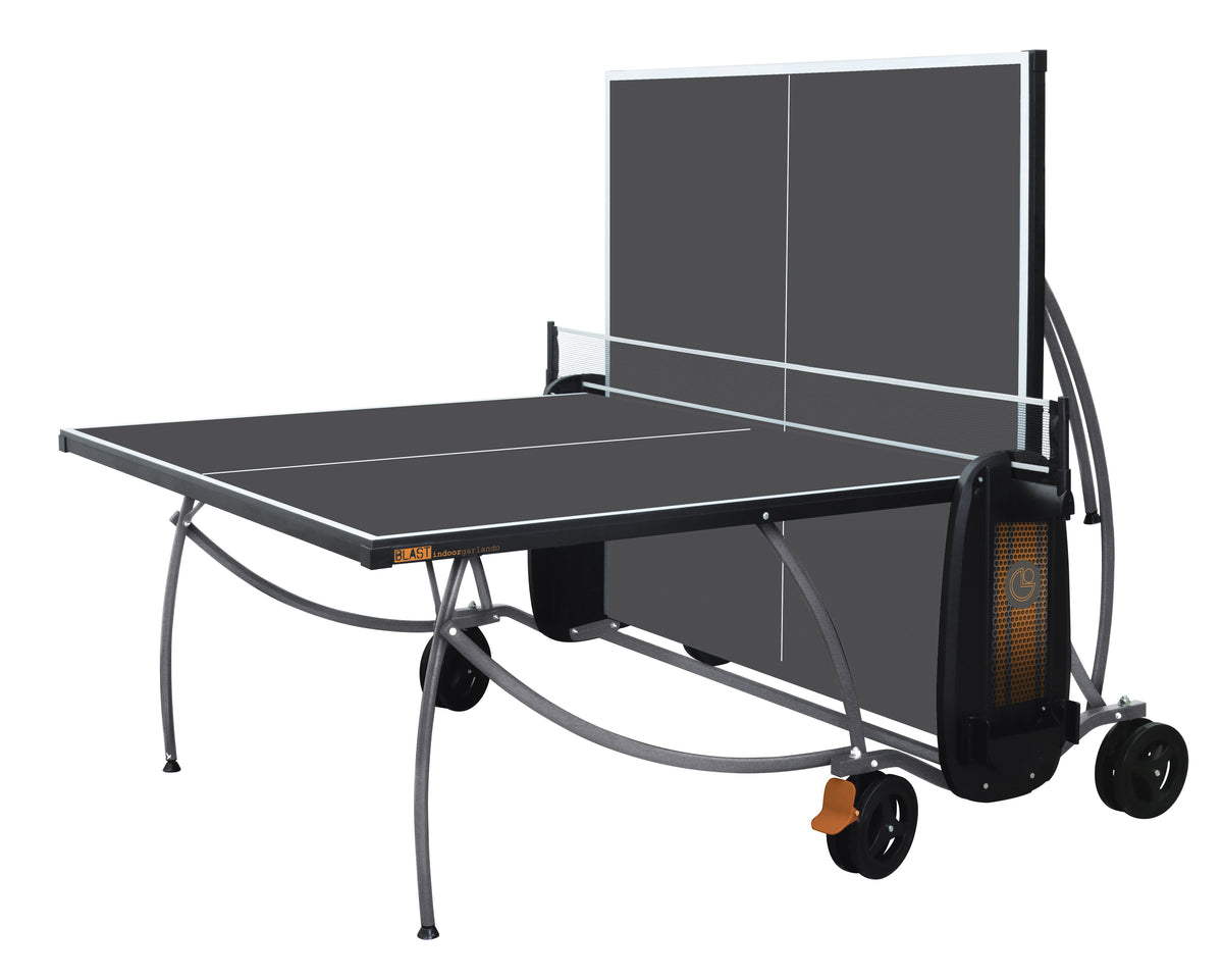 GARLANDO Ping pong Blast indoor piano gioco blu con ruote