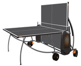 GARLANDO Ping pong Blast outdoor piano gioco blu con ruote