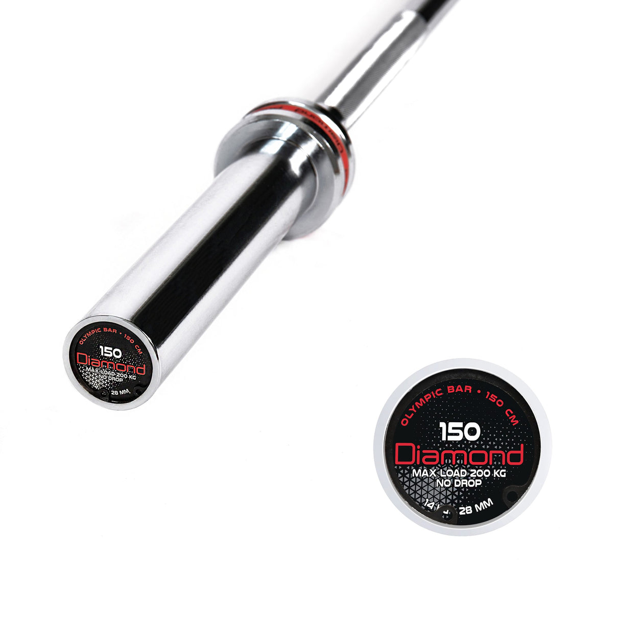 Diamond Bilanciere Olimpico 150 cm - carico max 200 kg - BOD150N