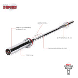 Diamond Bilanciere Olimpico 150 cm - carico max 200 kg - BOD150N