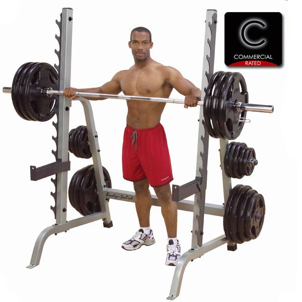 Body-Solid 5 x 7,5cm Multi-Press Rack GPR370