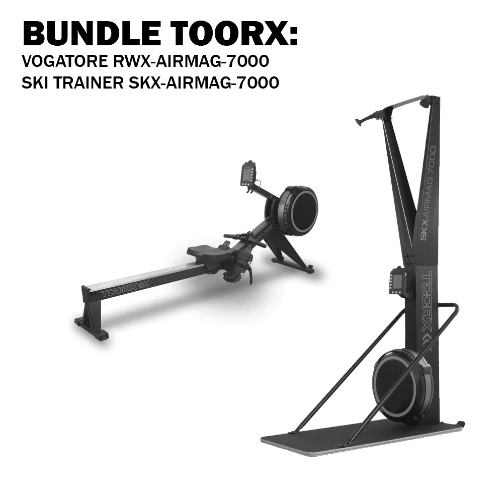 Toorx Vertical Line Bundle Hyrox Ski Trainer e Vogatore Airmag 7000