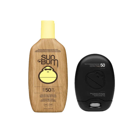 Sun Bum Signature SPF 50 Tinted Face Stick + SPF 50 Sunscreen Lotion