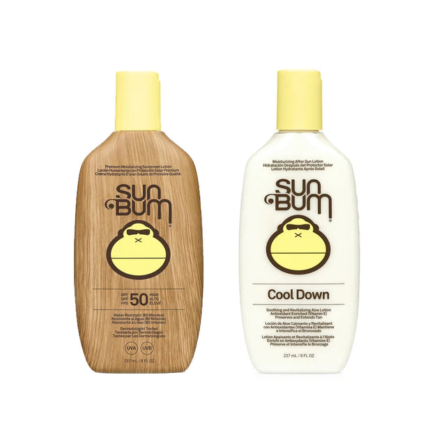 Sun Bum Spf 50 Sunscreen Lotion + After Sun Cool Down Lotion