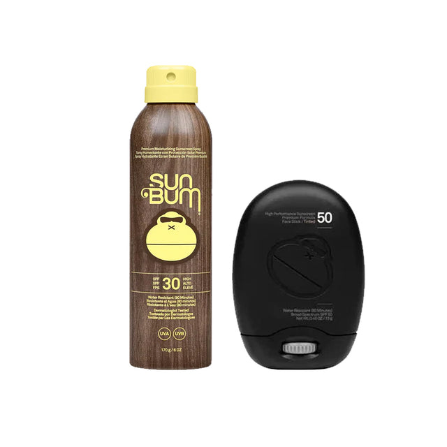 Sun Bum Spf 30 Sunscreen Spray + Spf 50 Signature Tinted Face Stick