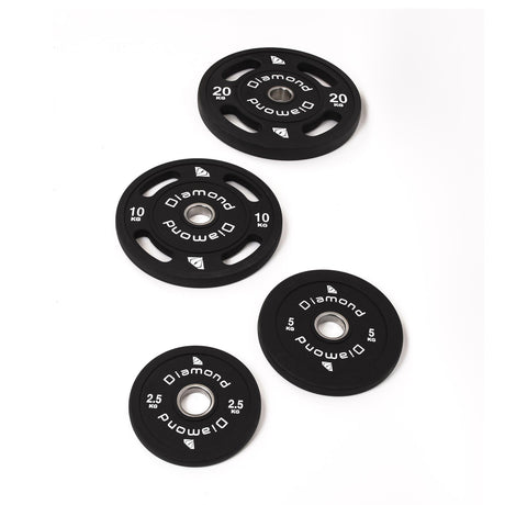 Diamond Disco Olimpico Multipresa Rivestito TPU foro Ø 50 mm 2,5 kg - DGMP-2,5