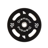 Diamond Disco Olimpico Multipresa Rivestito TPU foro Ø 50 mm 20 kg - DGMP-20
