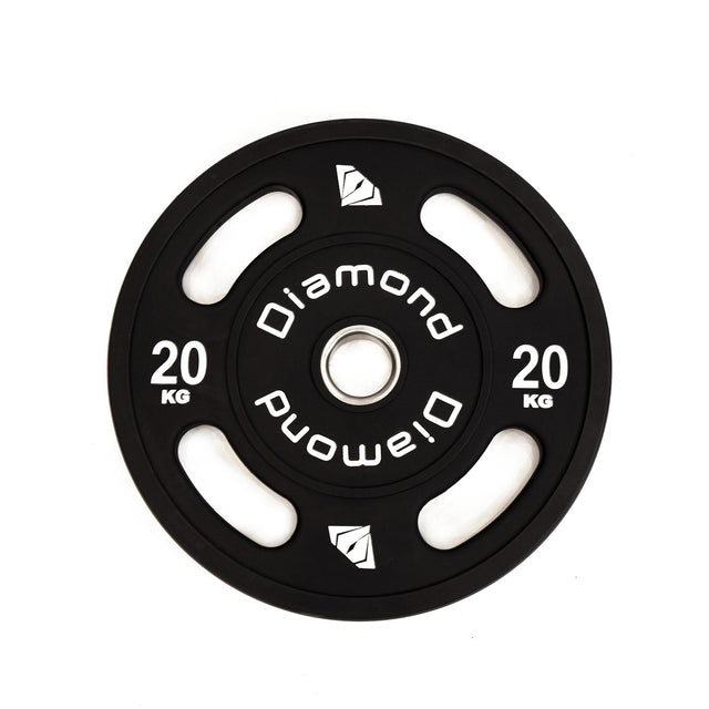 Diamond Disco Olimpico Multipresa Rivestito TPU foro Ø 50 mm 20 kg - DGMP-20