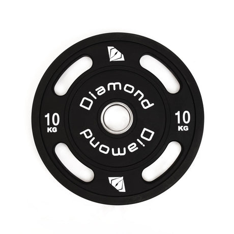 Diamond Disco Olimpico Multipresa Rivestito TPU foro Ø 50 mm 10 kg - DGMP-10