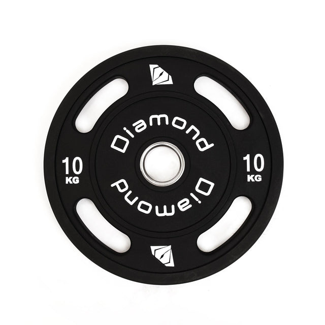 Diamond Disco Olimpico Multipresa Rivestito TPU foro Ø 50 mm 10 kg - DGMP-10
