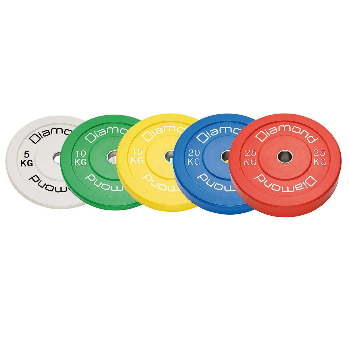 Diamond Disco Olimpico Bumper Sfida Pro diam. 45 cm da 15 Kg - Giallo - DOSD15-P