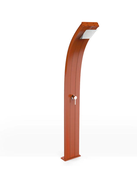 Arkema Solar Garden Shower DADA CURVA 40 LITERS, in aluminum