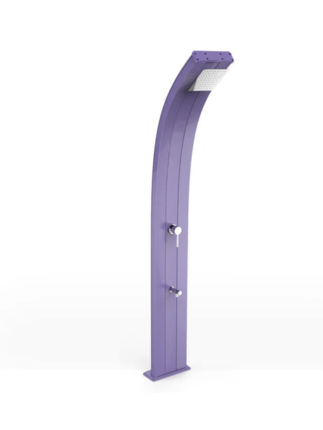 Arkema Solar shower DADA 40 LITERS with timer and foot washer, in aluminum