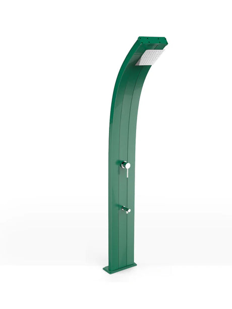 Arkema Solar shower DADA 40 LITERS with timer and foot washer, in aluminum