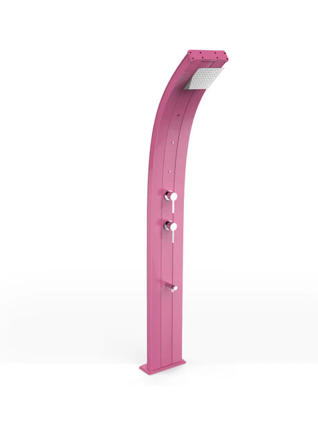Arkema Dada Solar Shower in aluminum with foot washer and 40 liter nebulizers