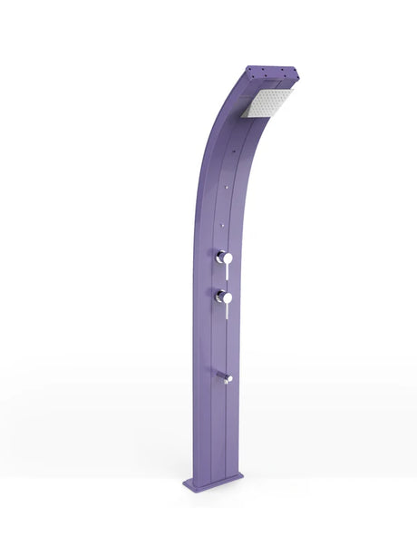 Arkema Dada Solar Shower in aluminum with foot washer and 40 liter nebulizers
