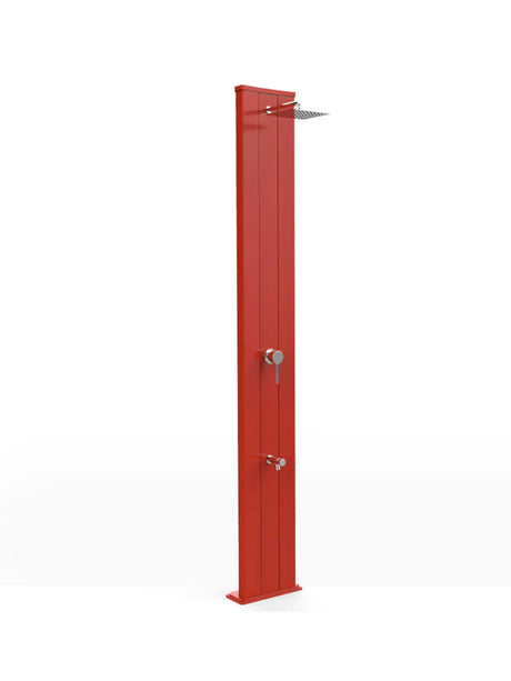 Arkema Dada S Outdoor Solar Shower in Aluminum 40 Liters