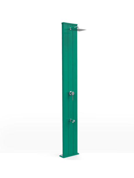 Arkema Dada S Outdoor Solar Shower in Aluminum 40 Liters