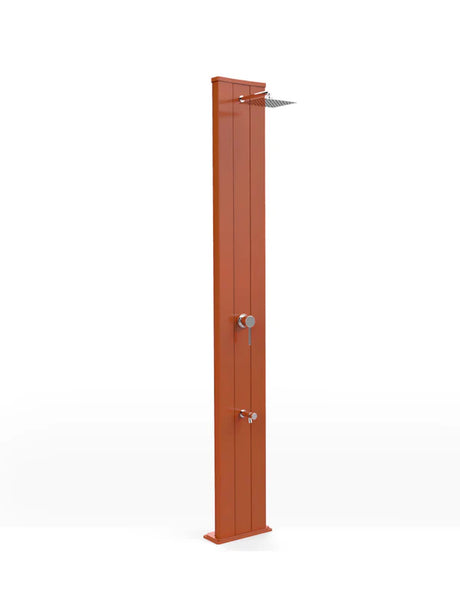 Arkema Dada S Outdoor Solar Shower in Aluminum 40 Liters