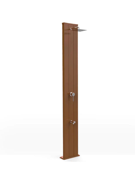 Arkema Dada S Outdoor Solar Shower in Aluminum 40 Liters