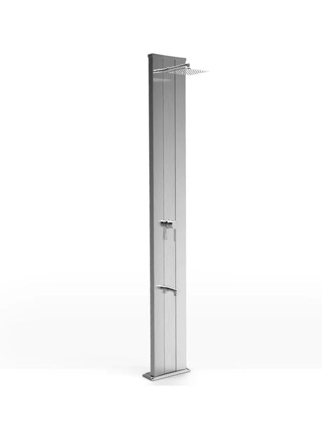 Arkema Dada S Outdoor Solar Shower in Aluminum 40 Liters