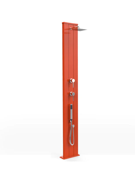 Arkema Solar shower for garden DADA S 40 LITERS in aluminum, with mobile shower