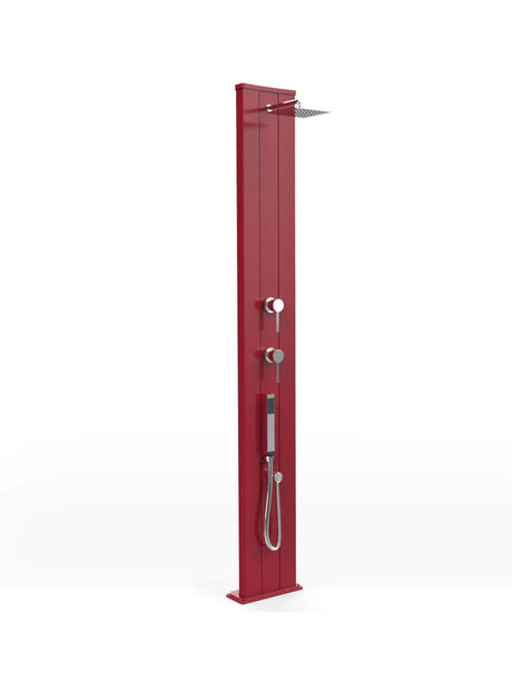 Arkema Solar shower for garden DADA S 40 LITERS in aluminum, with mobile shower
