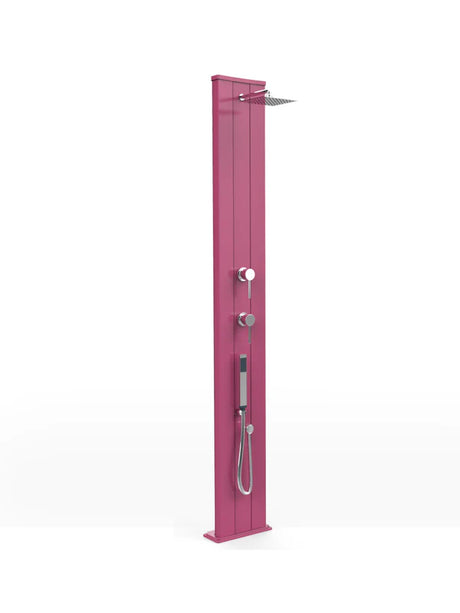 Arkema Solar shower for garden DADA S 40 LITERS in aluminum, with mobile shower