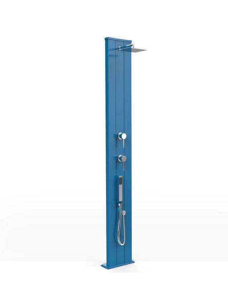 Arkema Solar shower for garden DADA S 40 LITERS in aluminum, with mobile shower
