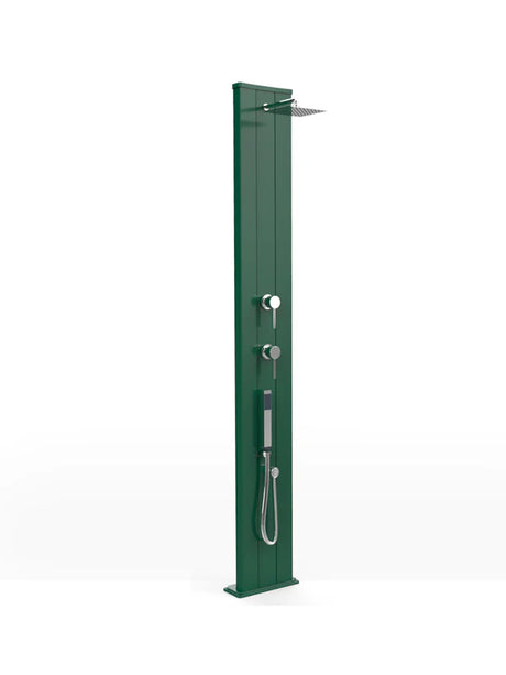 Arkema Solar shower for garden DADA S 40 LITERS in aluminum, with mobile shower