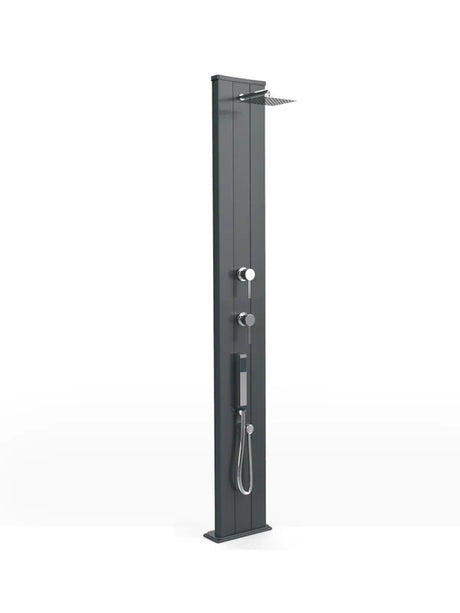 Arkema Solar shower for garden DADA S 40 LITERS in aluminum, with mobile shower