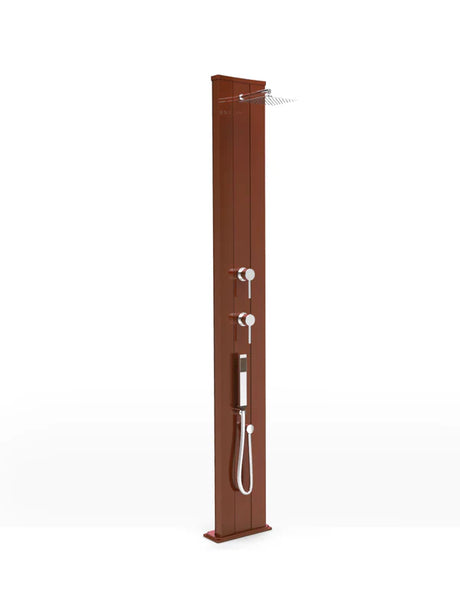 Arkema Solar shower for garden DADA S 40 LITERS in aluminum, with mobile shower