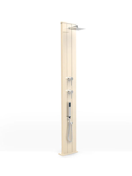 Arkema Solar shower for garden DADA S 40 LITERS in aluminum, with mobile shower