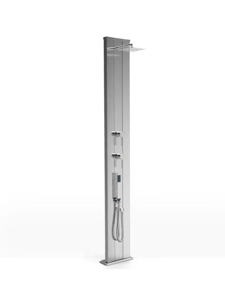 Arkema Solar shower for garden DADA S 40 LITERS in aluminum, with mobile shower