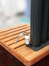 Arkema Aluminium Solar Shower Anti-Limescale Filter Kit with Flexible Hose and D150 Fittings