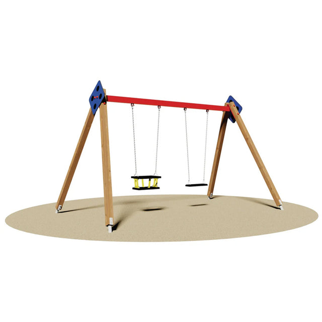 Giochipark Altalena Florida 2 posti (sedili piano-gabbia)