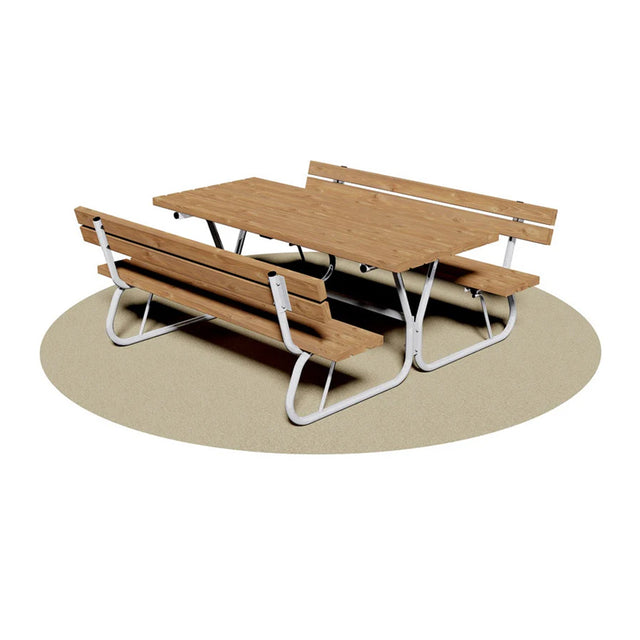 Giochipark Tavolo Pic-Nic con Spalliera
