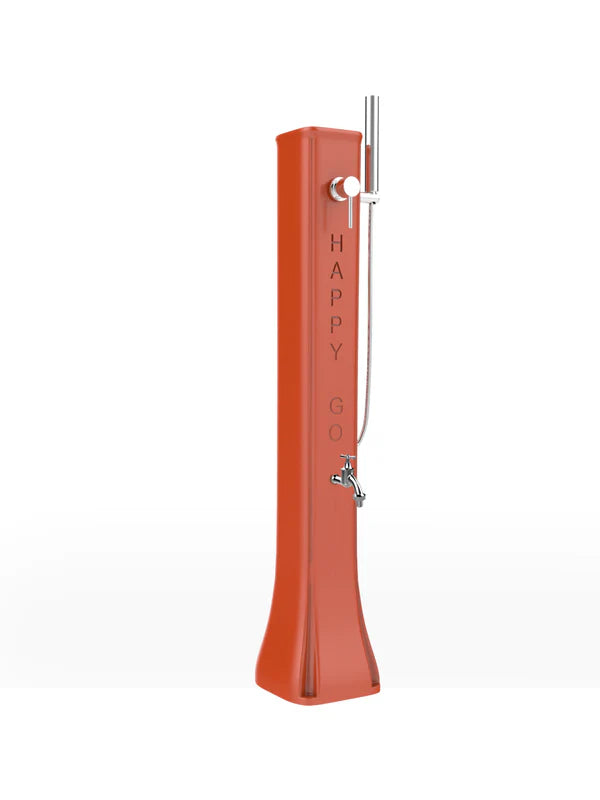 Arkema Fontana Solare Bassa Happy Go con Doccetta Mobile e rubinetto porta gomme da 19lt - HG180