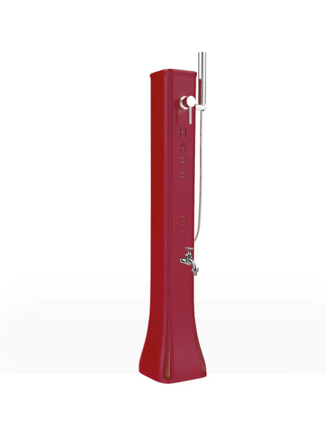Arkema Fontana Solare Bassa Happy Go con Doccetta Mobile e rubinetto porta gomme da 19lt - HG180